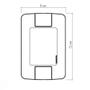 Imagem de Conjunto 4x2 Com 1 Interruptor Simples 6 A 250 V E 1 Tomada 2p+t 20 A 250 V Aria Branco