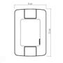 Imagem de Conjunto 4x2 Com 1 Interruptor Simples 6 A 250 V E 2 Tomadas 2p+t 20 A 250 V Aria Branco