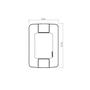 Imagem de Conjunto 4x2 com 1 Interruptor Simples Aria 6A 250V Branco Tramontina Única