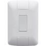 Imagem de Conjunto 4x2 com 1 Interruptor Simples Tramontina Aria 6 A 250 V Branco