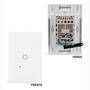 Imagem de Conjunto 4x2 com 1 Interruptor Touch Inteligente Wifi - Alexa Branco MarGirius