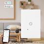 Imagem de Conjunto 4x2 com 1 Interruptor Touch Inteligente Wifi - Alexa Branco MarGirius