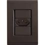 Imagem de Conjunto 4x2 com 1 Tomada 2P+T 20 A 250 V Tramontina Liz Grafite