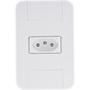 Imagem de Conjunto 4x2 com 1 Tomada 2P T 20 A 250 V Tramontina Tablet Branco 120 unidades