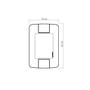 Imagem de Conjunto 4x2 com 1 Tomada 2P+T Tramontina Aria 10 A 250 V Branco