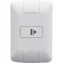 Imagem de Conjunto 4x2 com 1 Tomada RJ45 cat. 6 Tramontina Aria Branco
