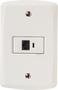 Imagem de Conjunto 4x2 com 1 Tomada RJ45 cat. 6 Tramontina Lux2 Branco