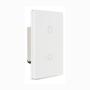 Imagem de Conjunto 4x2 com 2 Interruptor Touch Inteligente Wifi - Alexa Branco  MarGirius