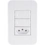 Imagem de Conjunto 4x2 Com 2 Interruptores Paralelos 10 A 250 V E 1 Tomada 2p+t 20 A 250 V Tablet B