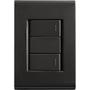 Imagem de Conjunto 4x2 com 2 Interruptores Simples 10 A 250 V Tramontina Liz Grafite