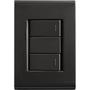 Imagem de Conjunto 4x2 com 2 Interruptores Simples 10 A 250 V Tramontina Liz Grafite