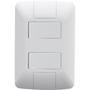 Imagem de Conjunto 4x2 Com 2 Interruptores Simples 6a/250v Tramontina Aria