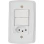 Imagem de Conjunto 4x2 com 2 Interruptores Simples e 1 Tomada Lux2