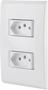 Imagem de Conjunto 4x2 Com 2 Tomadas 2p+T 10a 250v Tramontina Liz Branco
