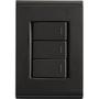 Imagem de Conjunto 4x2 com 3 Interruptores Simples 10 A 250 V Tramontina Liz Grafite