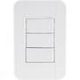 Imagem de Conjunto 4x2 Com 3 Interruptores Simples 10 A 250 V Tramontina Tablet Branco Tramontina