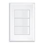 Imagem de Conjunto 4x2 Interruptor 3 Teclas Simples Modular Evidence - Fame
