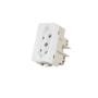 Imagem de Conjunto 4x2 + Interruptor Duplo c/ tomada de 10A Branco