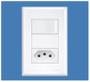 Imagem de Conjunto 4x2 Interruptor Paralelo 16A + Tomada 20A Evidence - Fame