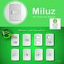 Imagem de Conjunto 4X2 Interruptor Paralelo Miluz Schneider Dourado
