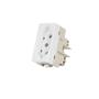 Imagem de Conjunto 4x2 + Interruptor Simples 10A c/ Tomada Branco