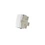 Imagem de Conjunto 4x2 + Interruptor Simples 10A c/ Tomada Branco