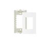 Imagem de Conjunto 4x2 + Interruptor Simples 10A c/ Tomada Branco