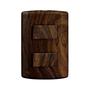 Imagem de Conjunto 5 Interruptores de 2 Teclas Simples, Modular, com Placa 4x2 e Suporte