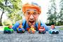 Imagem de Conjunto 5 Mini Veículos Blippi - Brinquedos Educativos para Crianças, Figuras em cada carro