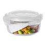 Imagem de Conjunto 5 Potes 950ml Vidro Hermético Mantimentos Marmita
