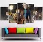 Imagem de Conjunto 5 Quadros Rick And Morth "