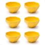 Imagem de Conjunto 6 Bowls 350ml Tigela Cumbuca Cerâmica para Saladas Cereais Sopas Sobremesas