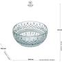 Imagem de Conjunto 6 Bowls de Cristal Lys Verde 11cm x 5cm - Wolff