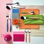Imagem de Conjunto 6 Colheres Sopa Mesa Posta Colorido Glamour Bugatti