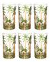 Imagem de Conjunto 6 Copos Altos Cristal Palm Tree 360ml Wolff
