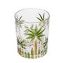 Imagem de Conjunto 6 Copos Baixo de Cristal Palm Tree Handpaint 340ml - Wolff