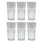 Imagem de Conjunto 6 Copos Facetado Long Drink Vidro Bar 330ml