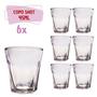 Imagem de Conjunto 6 Copos Shot Vidro Tequila Cachaça Dose 45ml Bar