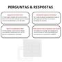 Imagem de Conjunto 6 Interruptor Simples Com Suporte 4x4 Branco Fame