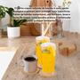 Imagem de Conjunto 6 Porta Copo de Bambu Com Suporte Apoio Drinks