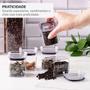 Imagem de Conjunto 6 Potes Herméticos Porta Mantimentos Block 150ml OU