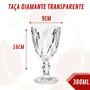 Imagem de Conjunto 6 Taça Bico De Jaca Diamante Transparente 300ml