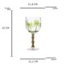 Imagem de Conjunto 6 Taças de Acrílico 450ml Palm Tree Verde - Rojemac