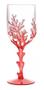 Imagem de Conjunto 6 Taças De Acrílico Coral Vermelho 450ml