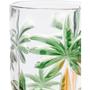 Imagem de Conjunto 6 Taças de Cristal Palm Tree Handpaint 450ml 27441 - Wolff