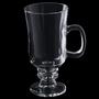 Imagem de Conjunto 6 Taças para Cappuccino com Alça Pé de Vidro 114ml