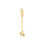 Imagem de Conjunto 6 Talheres Aço Inox Leaves Dourado - Bon Gourmet