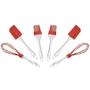 Imagem de Conjunto 6 Utensílios Silicone Acrílico Colher Batedor