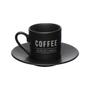 Imagem de Conjunto 6 Xícaras De Café Com Pires Em Porcelana 80ml