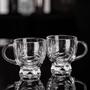 Imagem de Conjunto 6 Xícaras De Cristal Decoração Cantinho Do Café Chá 160ml/190ml/200ml Design Clássico